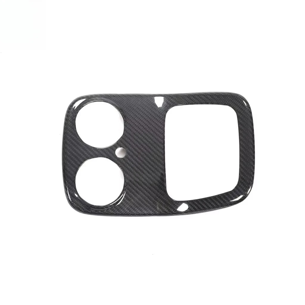 10PCS W213 4 Door 2020-2021 Dry Carbon Fiber Interior Center Dashboard Panel Trim for  E Class